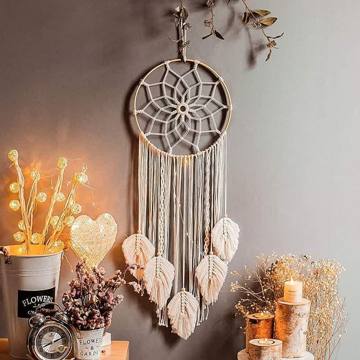 Attrape-rêves Boho Lotus Peace Olivenorma