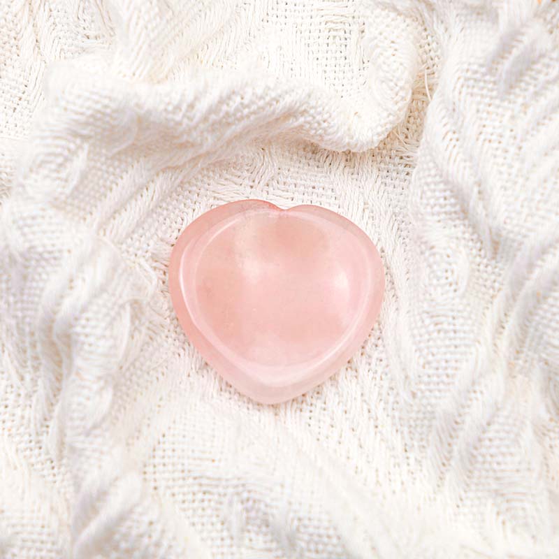 Pierre d'inquiétude en quartz rose Olivenorma