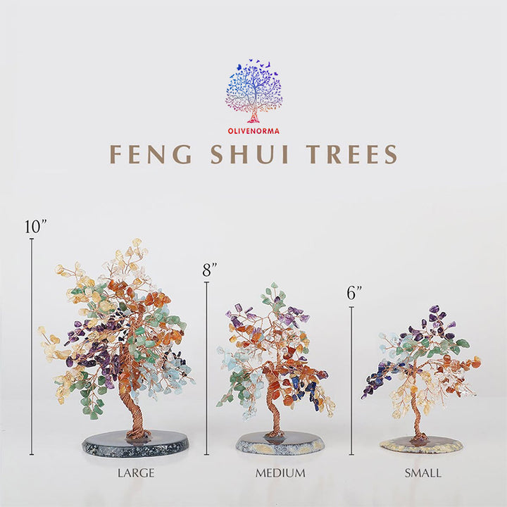 Olivenorma Vous êtes aimé - Arbre Feng Shui en pierre de quartz rose