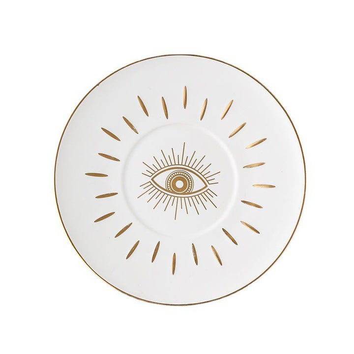Plateau de rangement pour bijoux en céramique Olivenorma Evil Eye