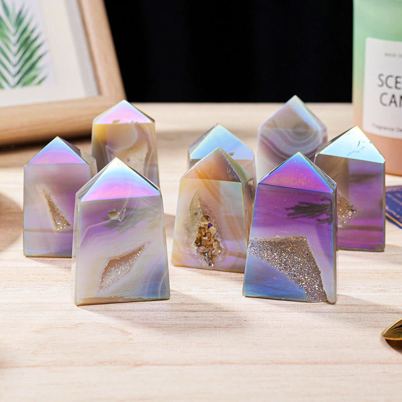 Baguettes en cristal de quartz Angel Aura Olivenorma pour décoration de pierres précieuses