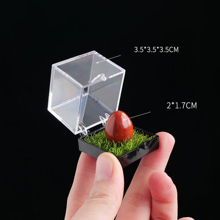 Œuf en cristal naturel brut ornemental Olivenorma