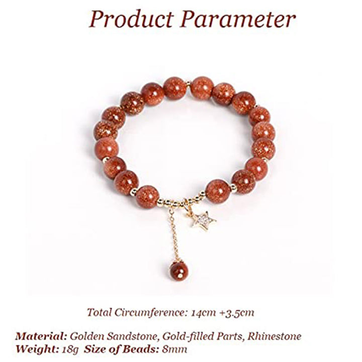 Olivenorma « Richesse et Chance » – Bracelet en Cristal Brillant en Grès