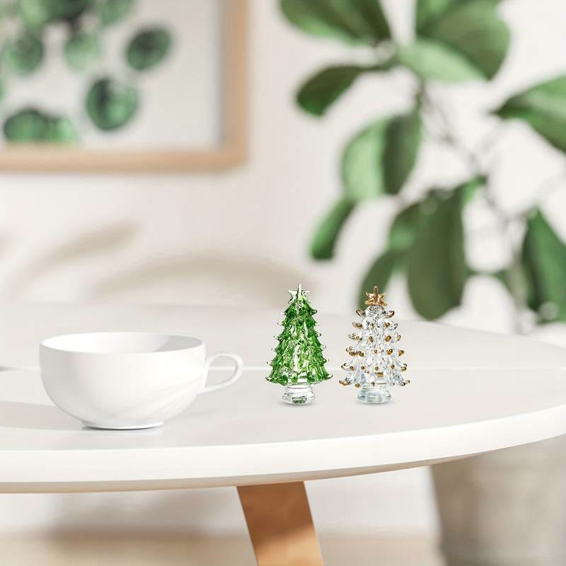 Décoration de Noël en cristal et pierres précieuses pour la maison