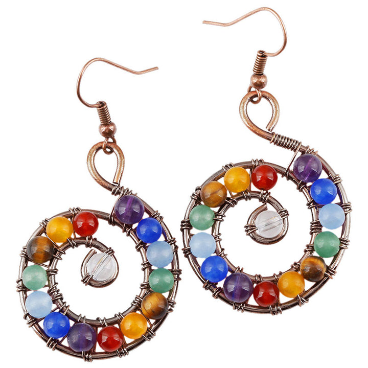 Boucles d'oreilles Chakra Orgone
