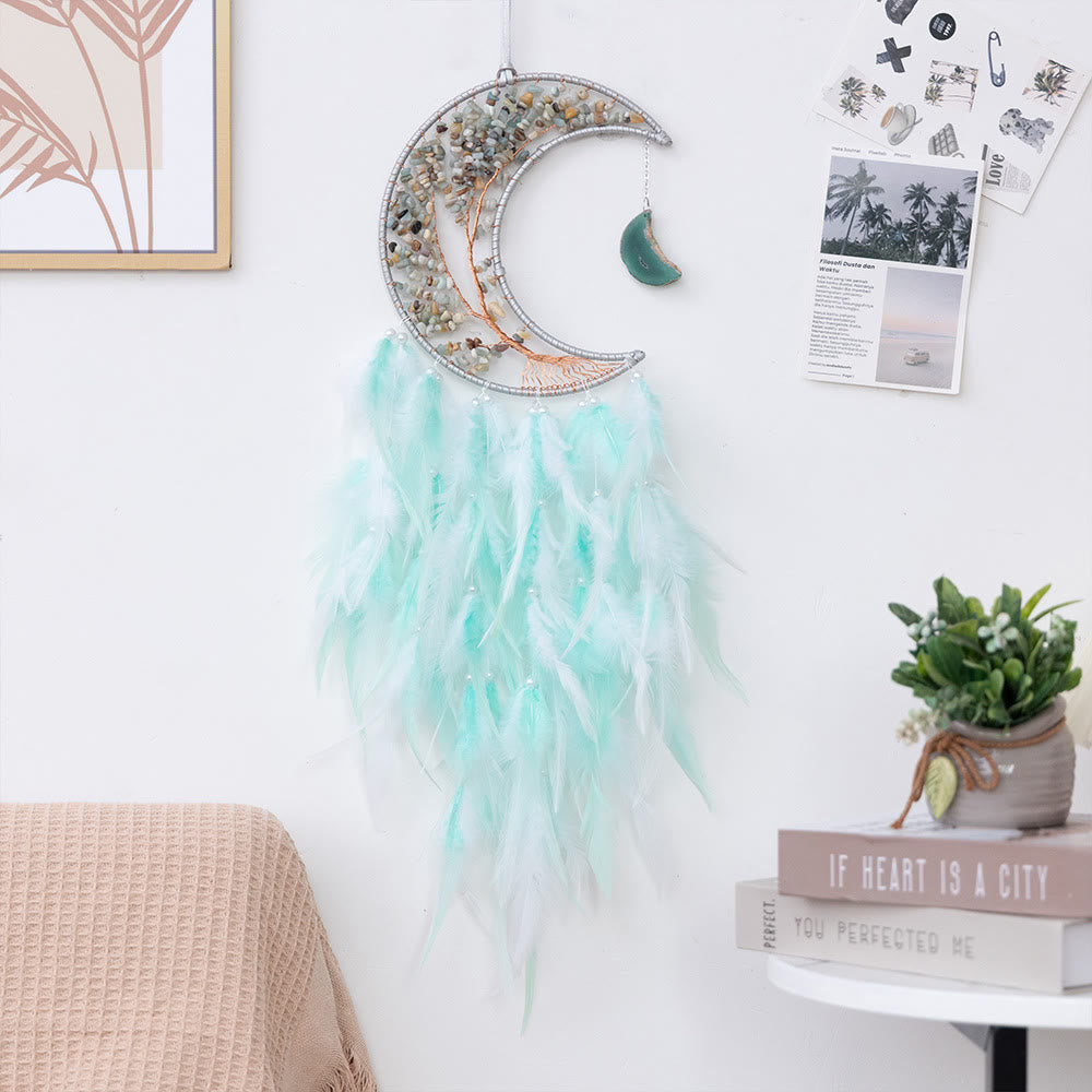 Arbre de vie tissé en gravier naturel Olivenorma Attrape-rêves lunaire