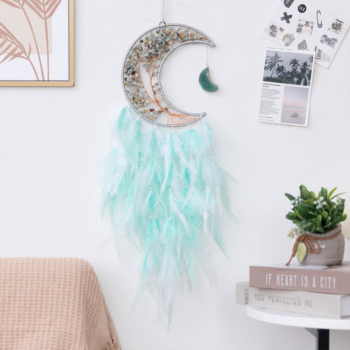 Arbre de vie tissé en gravier naturel Olivenorma Attrape-rêves lunaire