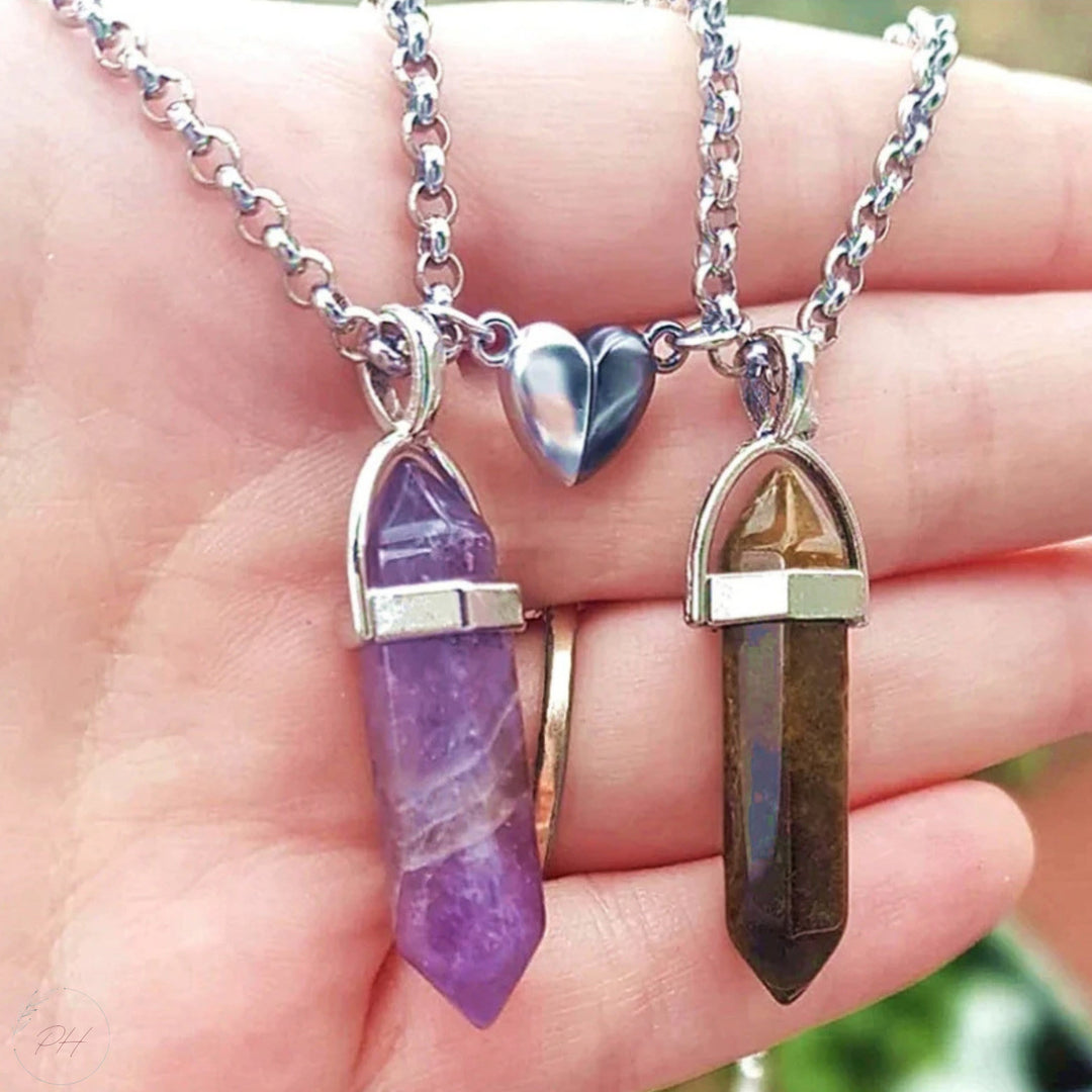 Collier assorti en forme de cœur pour couple « True Love » Olivenorma