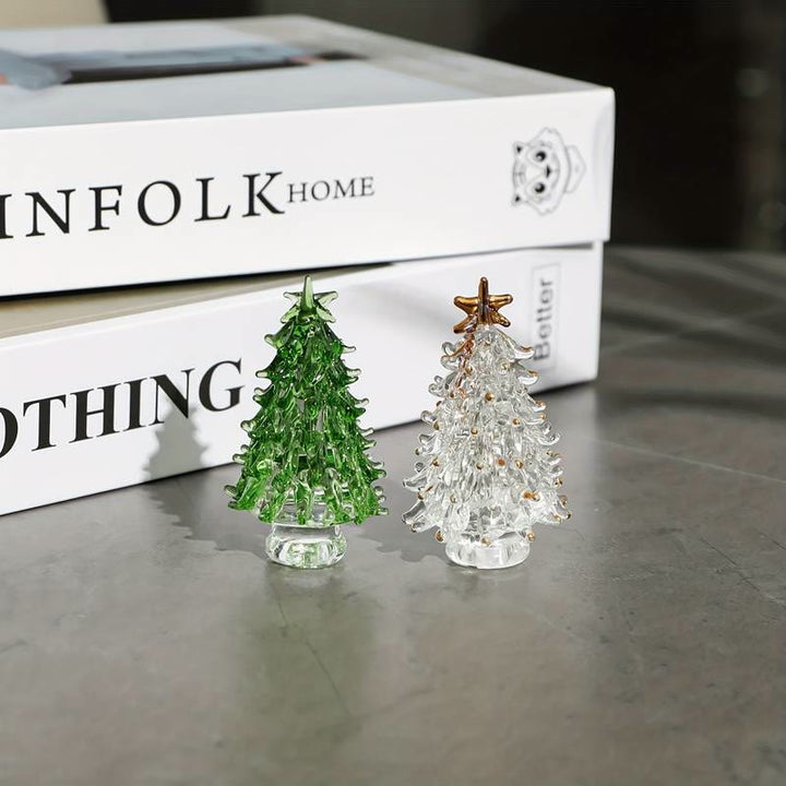 Décoration de Noël en cristal et pierres précieuses pour la maison