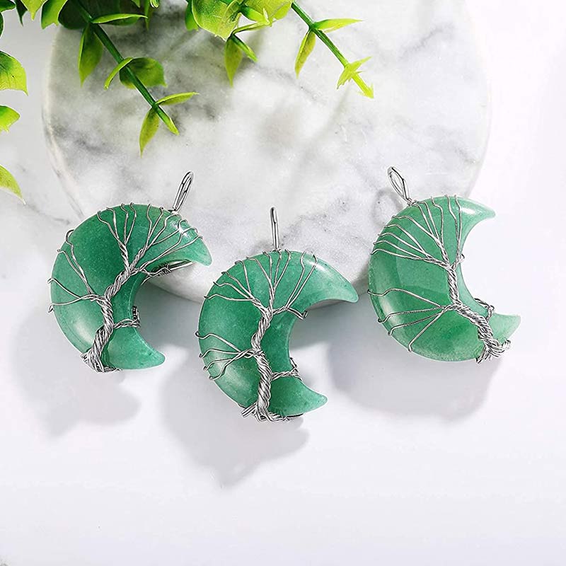 Collier de lune en cristal naturel Olivenorma