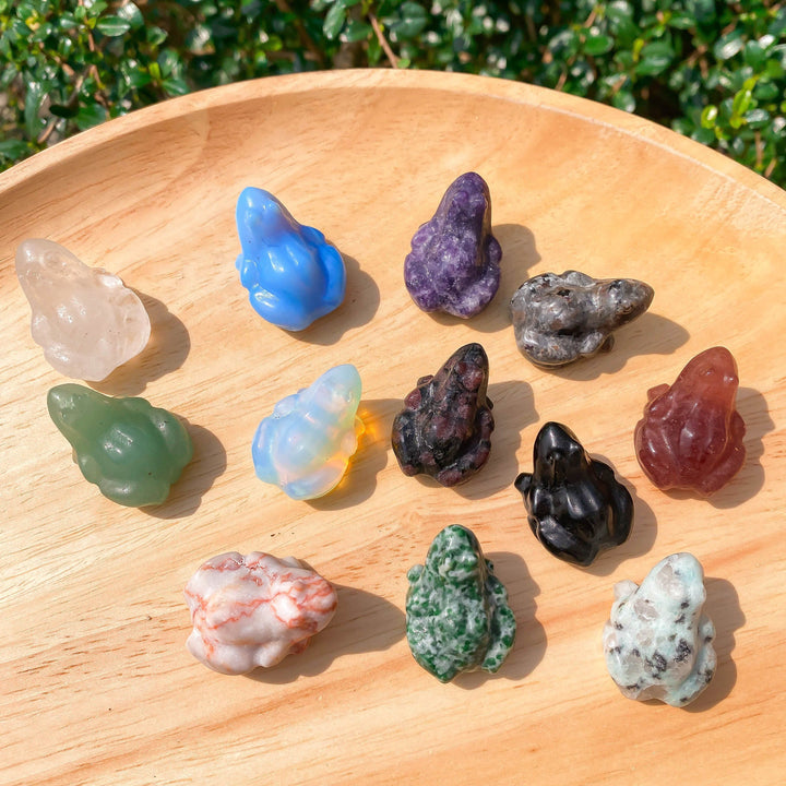 Olivenorma Serene Spirit Grenouille Pierre précieuse Décoration - image 2