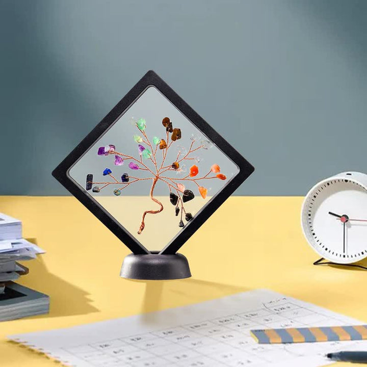 Décoration d'arbre porte-bonheur en cristal de chakra Olivenorma