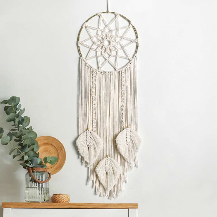 Attrape-rêves Boho Lotus Peace Olivenorma
