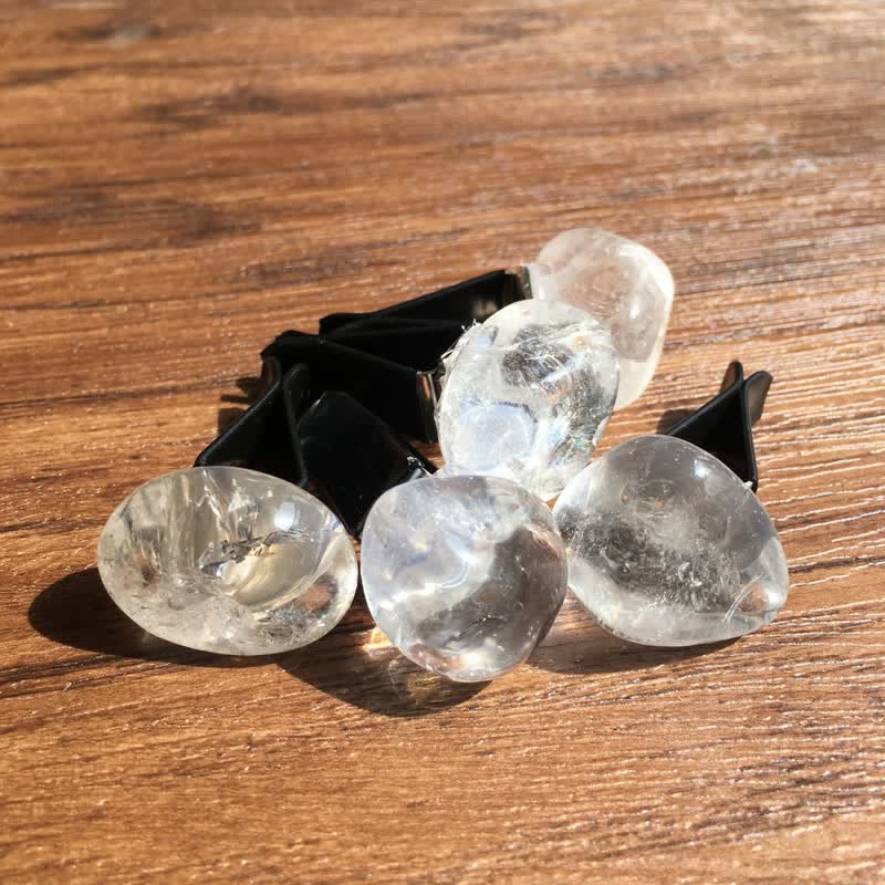 Décoration de grille d'aération de voiture en cristal naturel Olivenorma