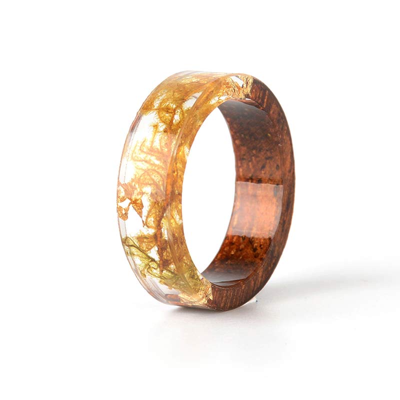 Olivenorma Intellectuel et optimiste - Bague en bois faite à la main