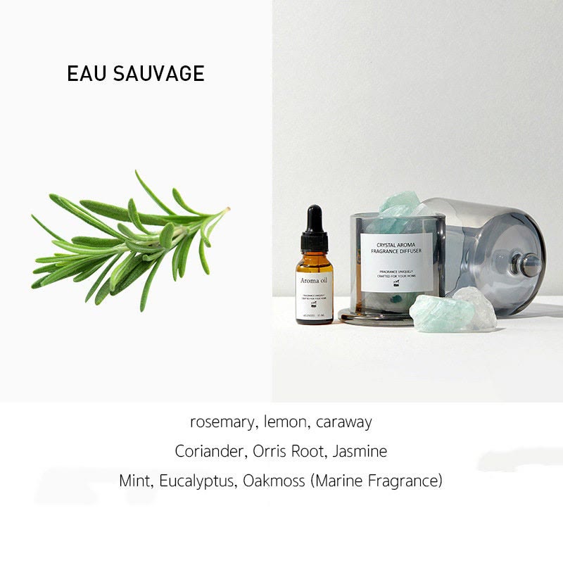 Coffret cadeau diffuseur d'huiles parfumées Olivenorma Crystal Aromatherapy