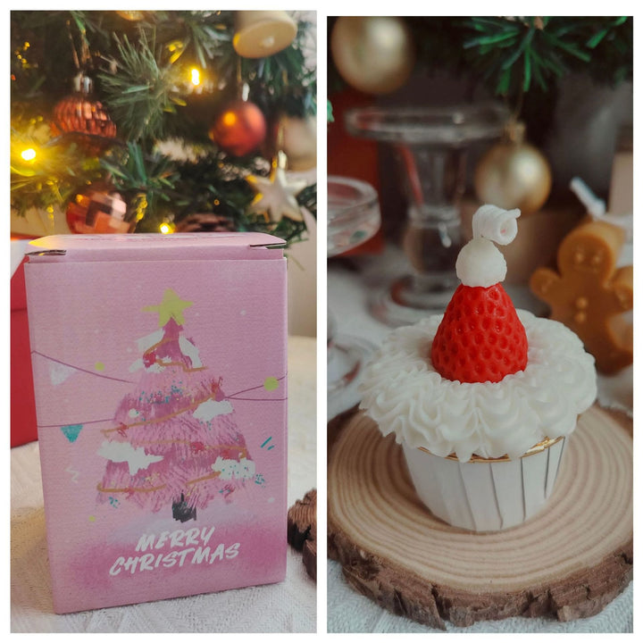 Bougie modèle biscuit gâteau de Noël Olivenorma