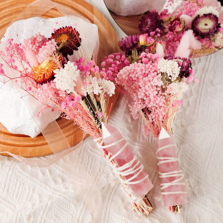 Bouquet éternel Olivenorma Baguettes en cristal naturel