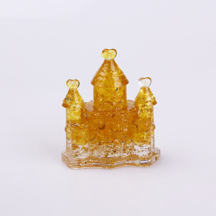 Décoration de château en pierres précieuses époxy cristal naturel Olivenorma