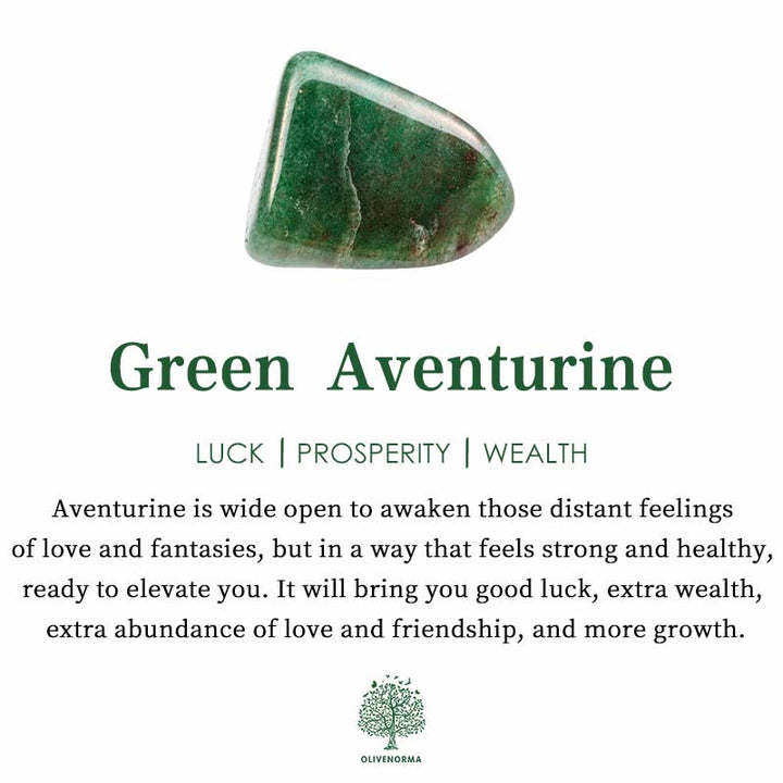 Bracelet Loup Aventurine Verte Olivenorma