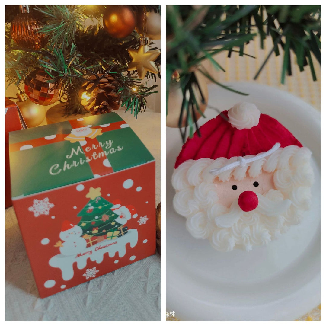 Bougie modèle biscuit gâteau de Noël Olivenorma