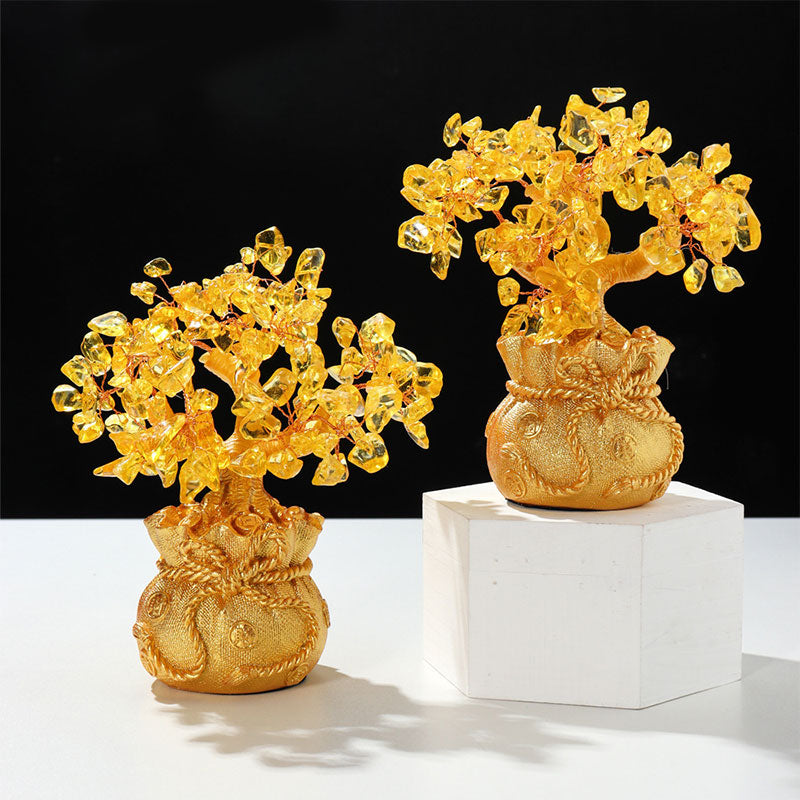 Arbre de vie en citrine Feng Shui