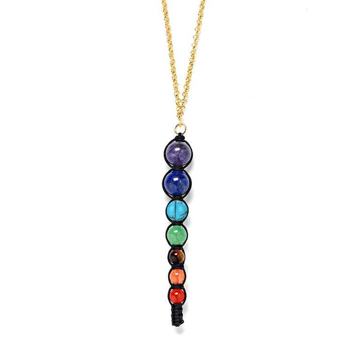 Collier de guérison des chakras orgonite Olivenorma