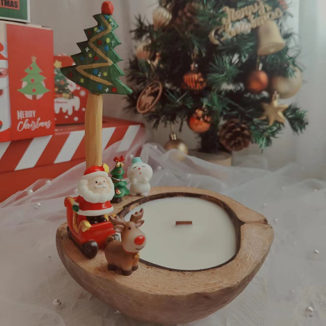 Bougie modèle biscuit gâteau de Noël Olivenorma