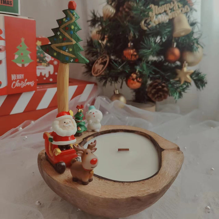 Bougie modèle biscuit gâteau de Noël Olivenorma