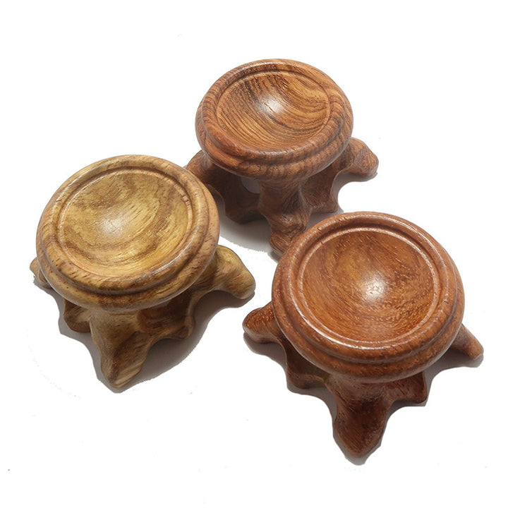 Supports en bois Olivenorma pour boules de cristal, œufs, décoration pastorale