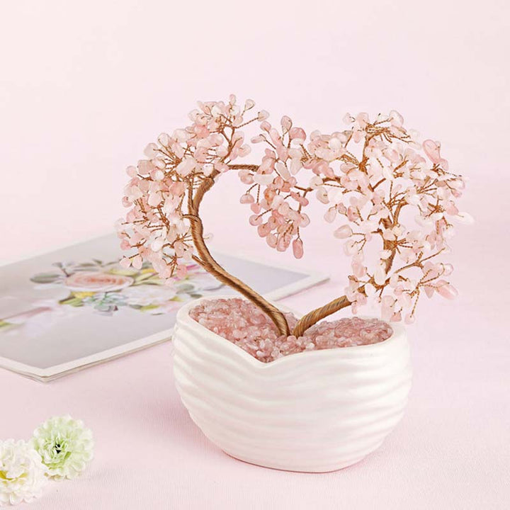 Arbre Feng Shui en pierre de cristal naturelle Olivenorma Chakra