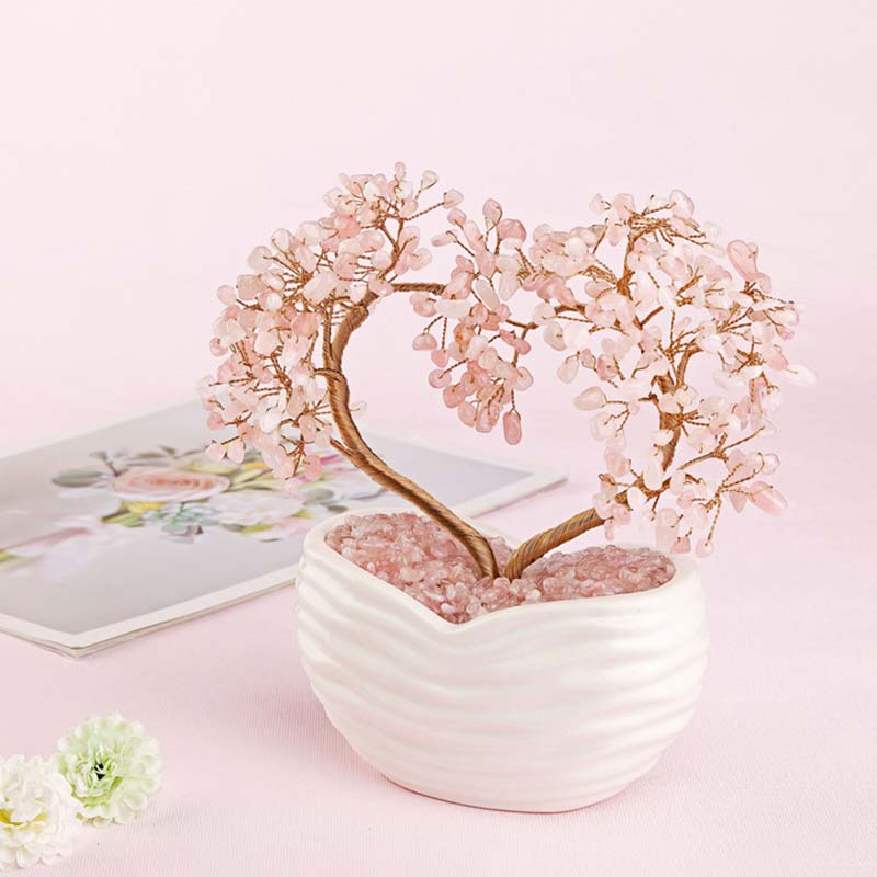 Arbre Feng Shui en pierre de cristal naturelle Olivenorma Chakra