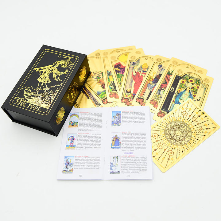 Cartes de tarot Soleil et Lune Olivenorma 80ps "Le Fou" Waite