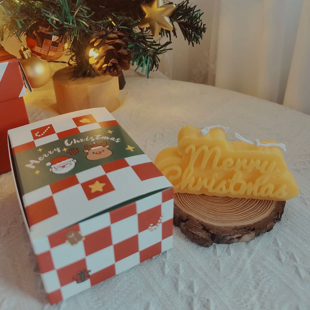 Bougie modèle biscuit gâteau de Noël Olivenorma