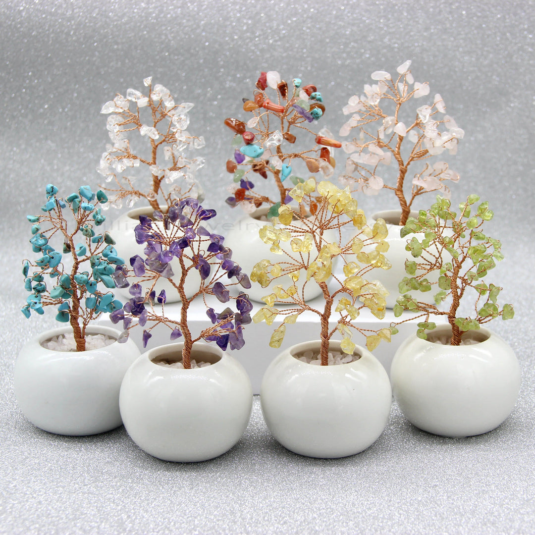 Arbre Feng Shui à cristaux multiples Olivenorma