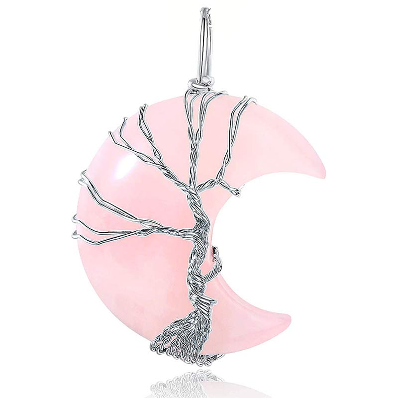 Collier de lune en cristal naturel Olivenorma