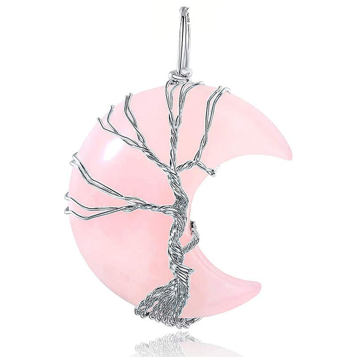 Collier de lune en cristal naturel Olivenorma
