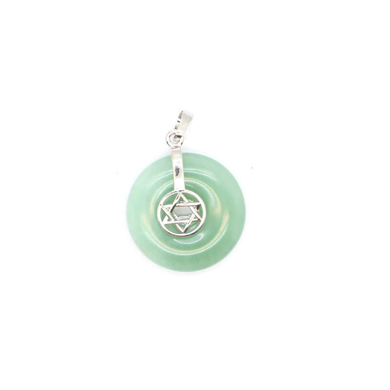 Collier Arbre de vie avec boucle de paix en cristal naturel Olivenorma