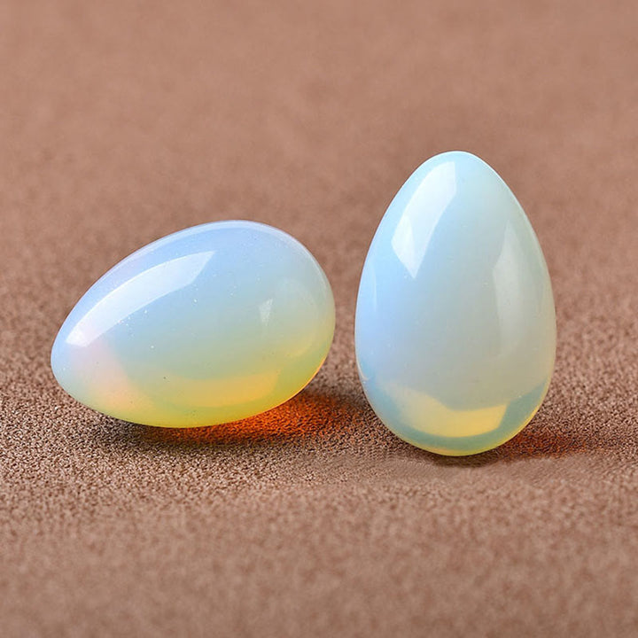 Œufs de cristal naturel énergétique Olivenorma