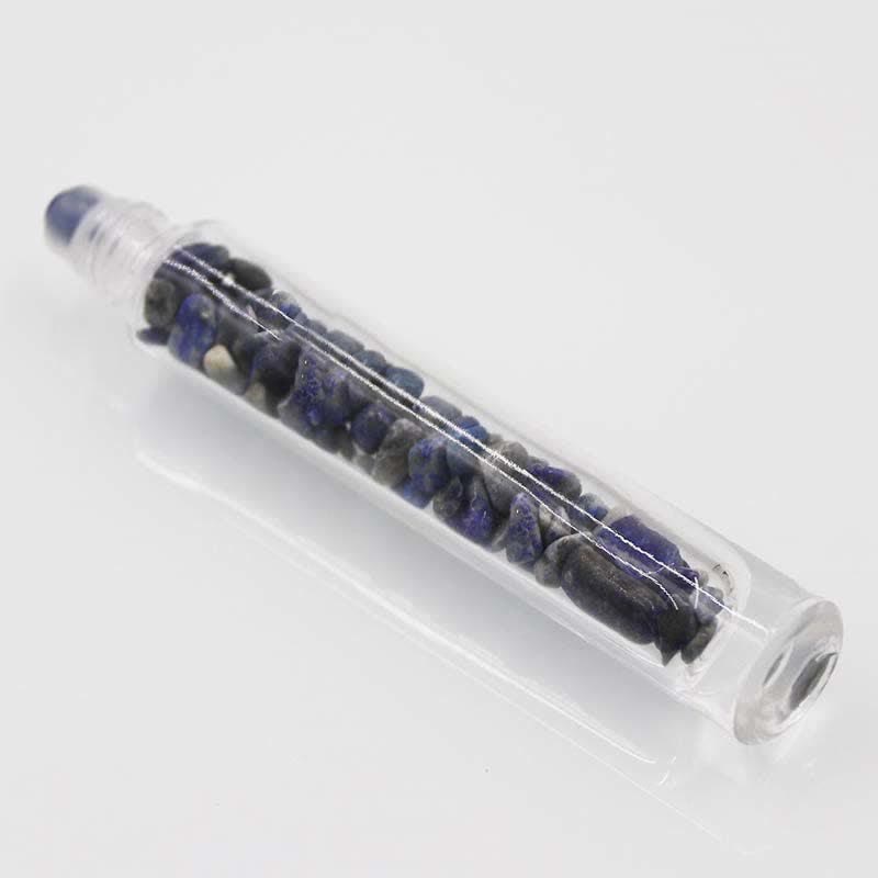 Bouteille d'huile essentielle à bille Olivenorma avec décoration en cristal