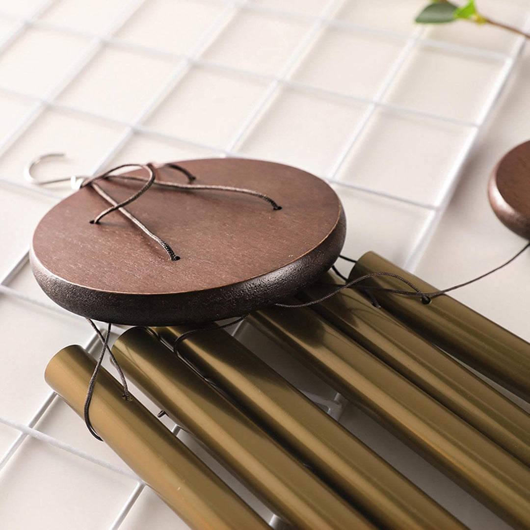 Carillon éolien antique à 6 tubes Olivenorma