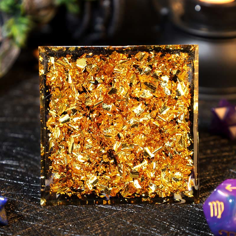 Boule d'améthyste Olivenorma Gravier d'obsidienne Zodiac Vierge Pyramide d'orgone