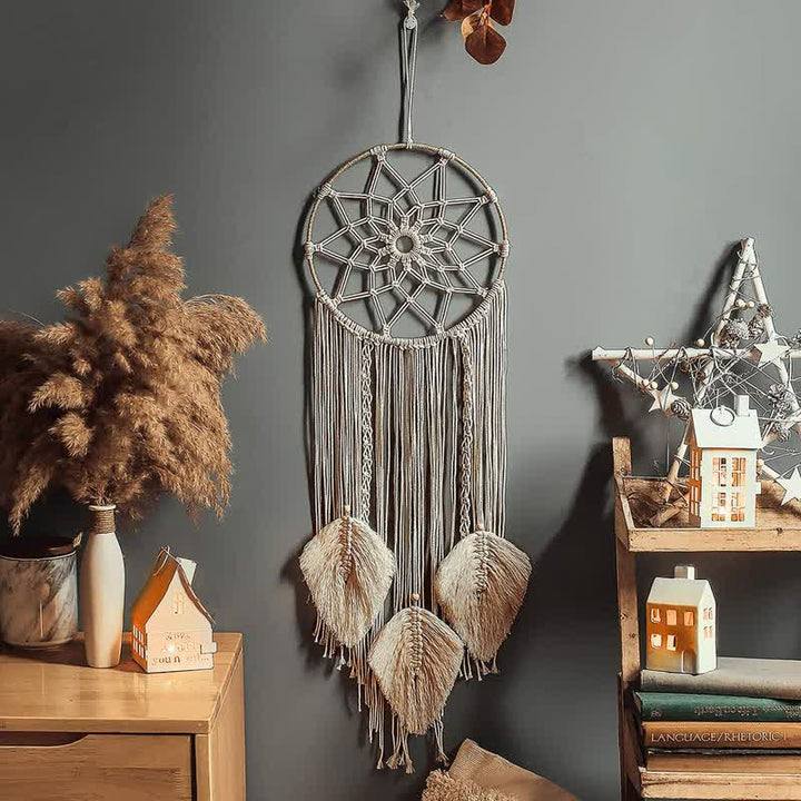 Attrape-rêves Boho Lotus Peace Olivenorma