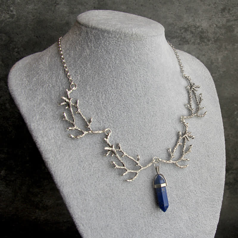 Olivenorma « La Lumière du Mantra » – Collier Hexagonal en Cristal Naturel