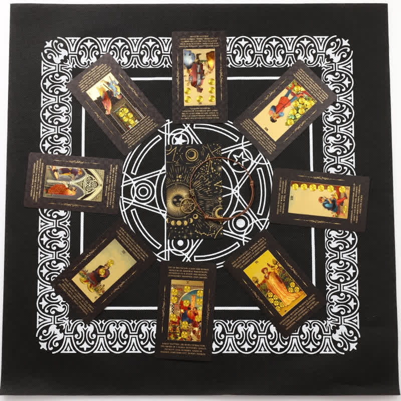 Cartes de tarot pour débutants avec mots-clés significatifs