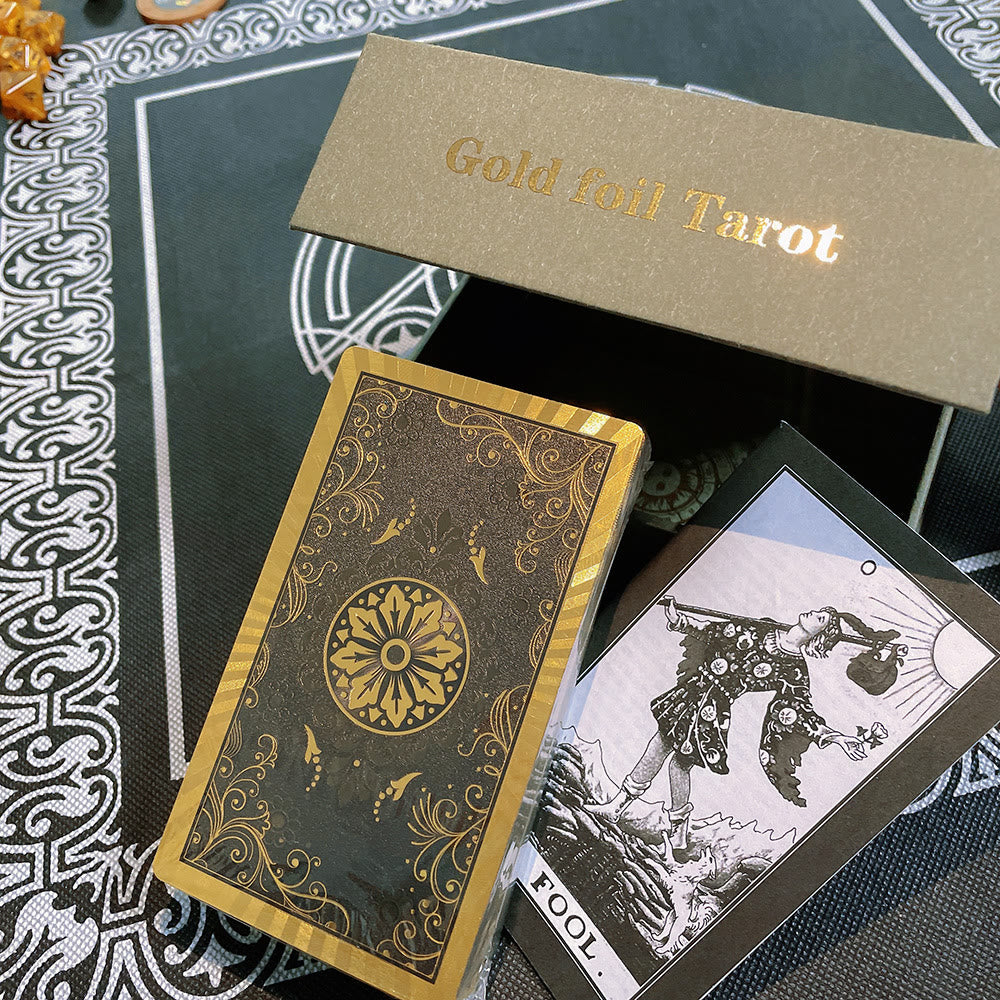 Jeu de cartes de tarot à motif bronzant Olivenorma