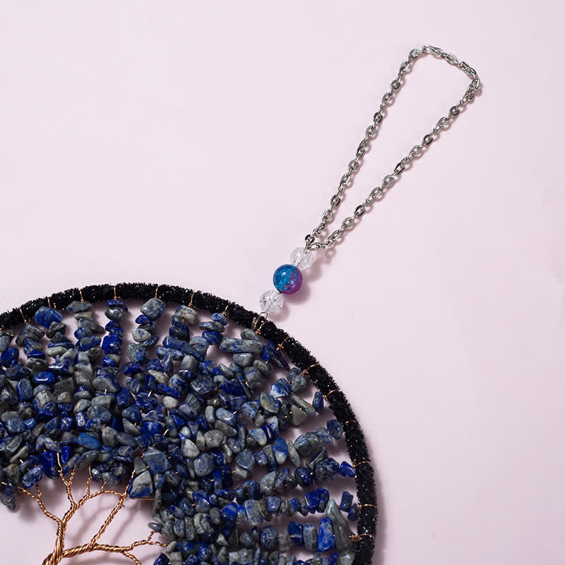 Attrape-rêves en cristal Arbre de vie