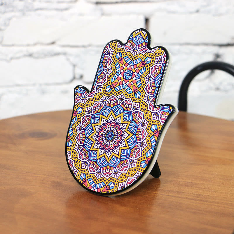 Plateau à bijoux Olivenorma Hamsa Evil Eye Sous-verre
