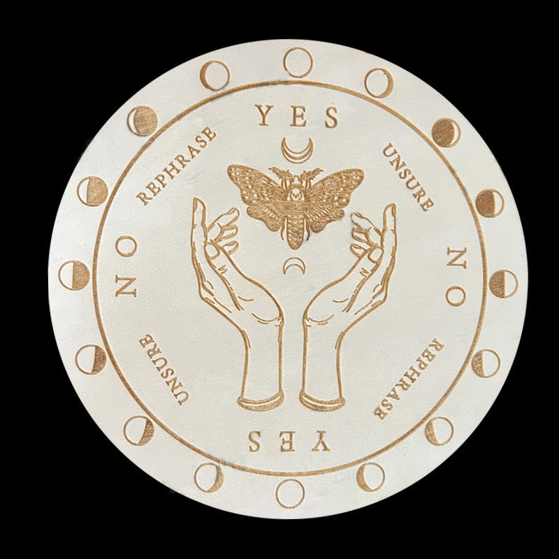 Jeu de tarot avec pendule divinatoire en bois Olivenorma