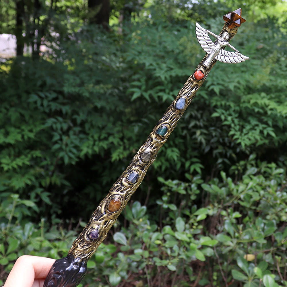Baguettes en cristal Merkaba Chakra naturel Olivenorma
